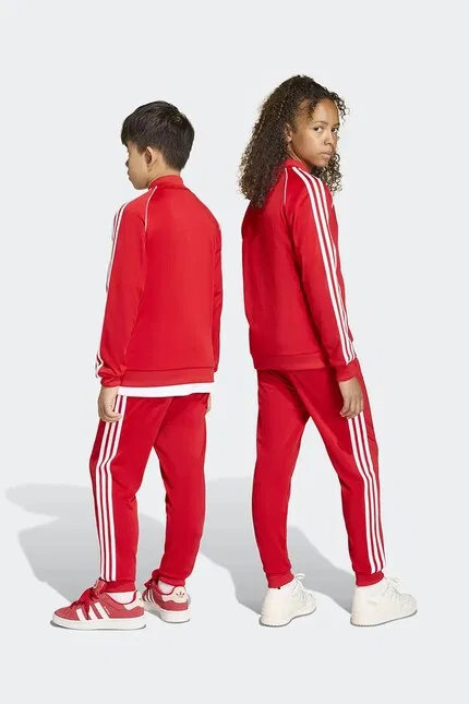 Спортивные штаны джоггеры Adidas Originals, красный — фото 3