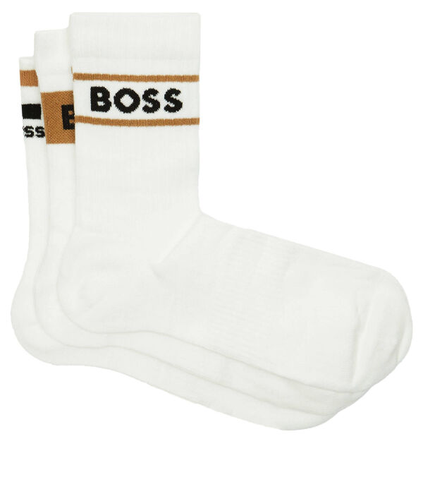 

Подарочный набор из 3-х культовых носков Boss, белый