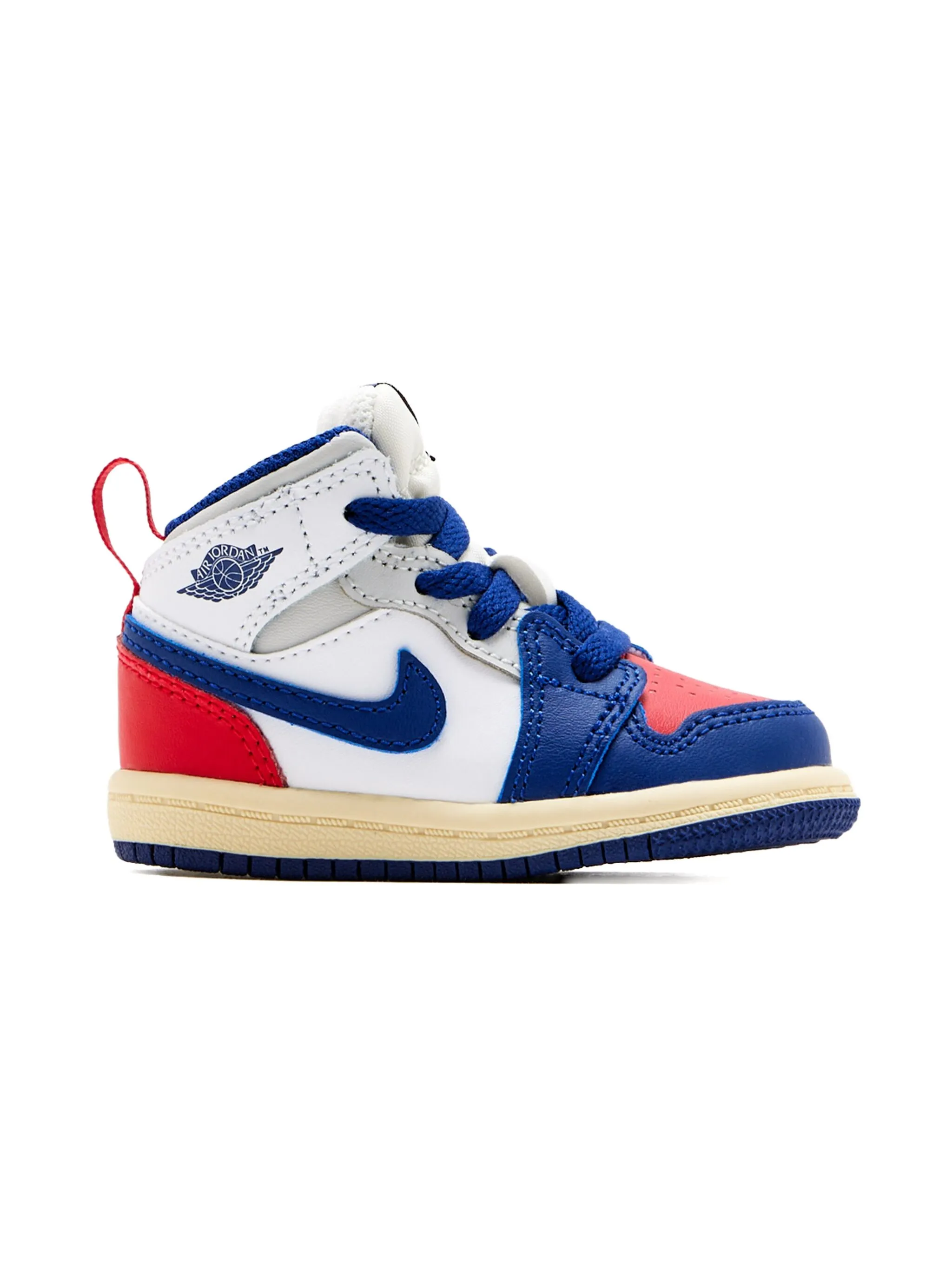 

Кроссовки Jordan 1 Mid с перфорацией Nike Kids, синий
