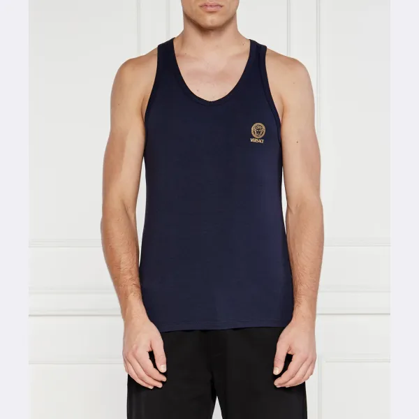 

Майка узкого кроя Versace, синий