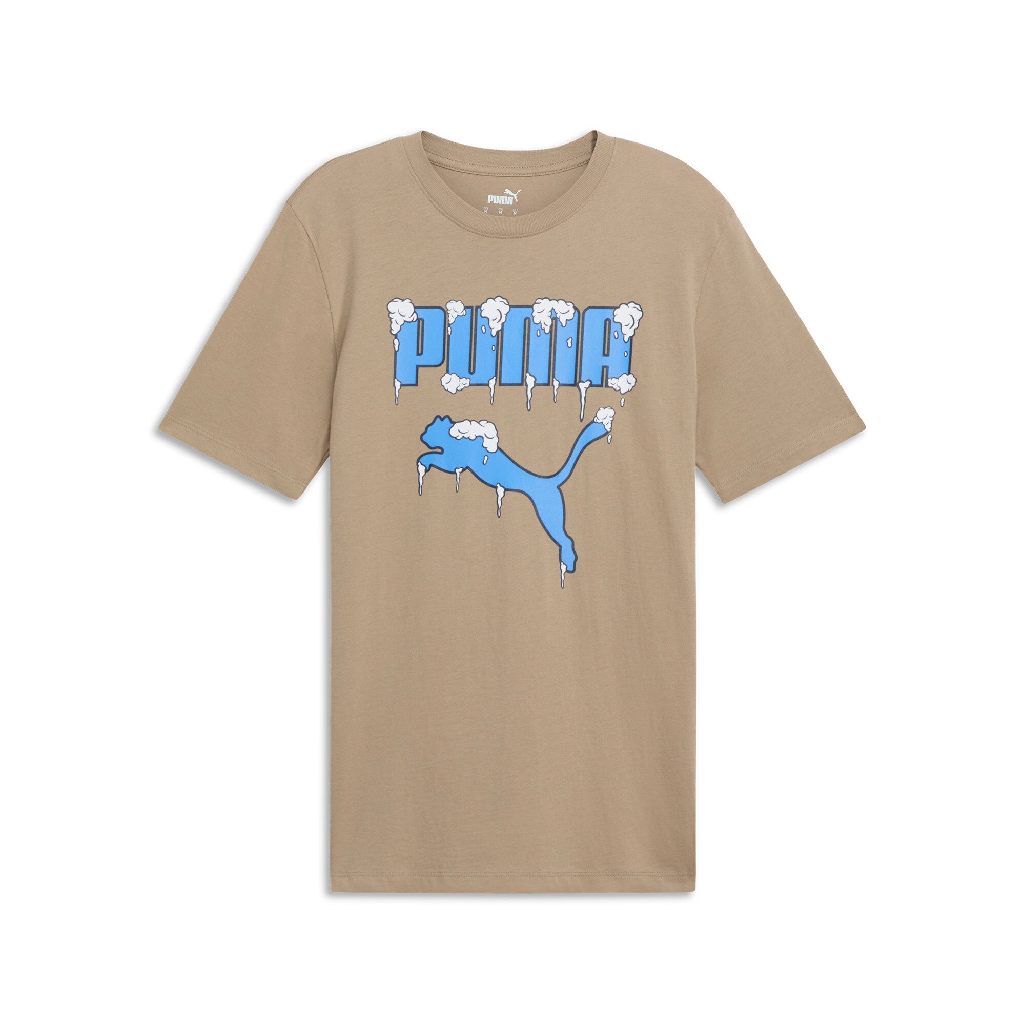 

Футболка PUMA Men's Graphics Frozen Cat, цвет oak branch
