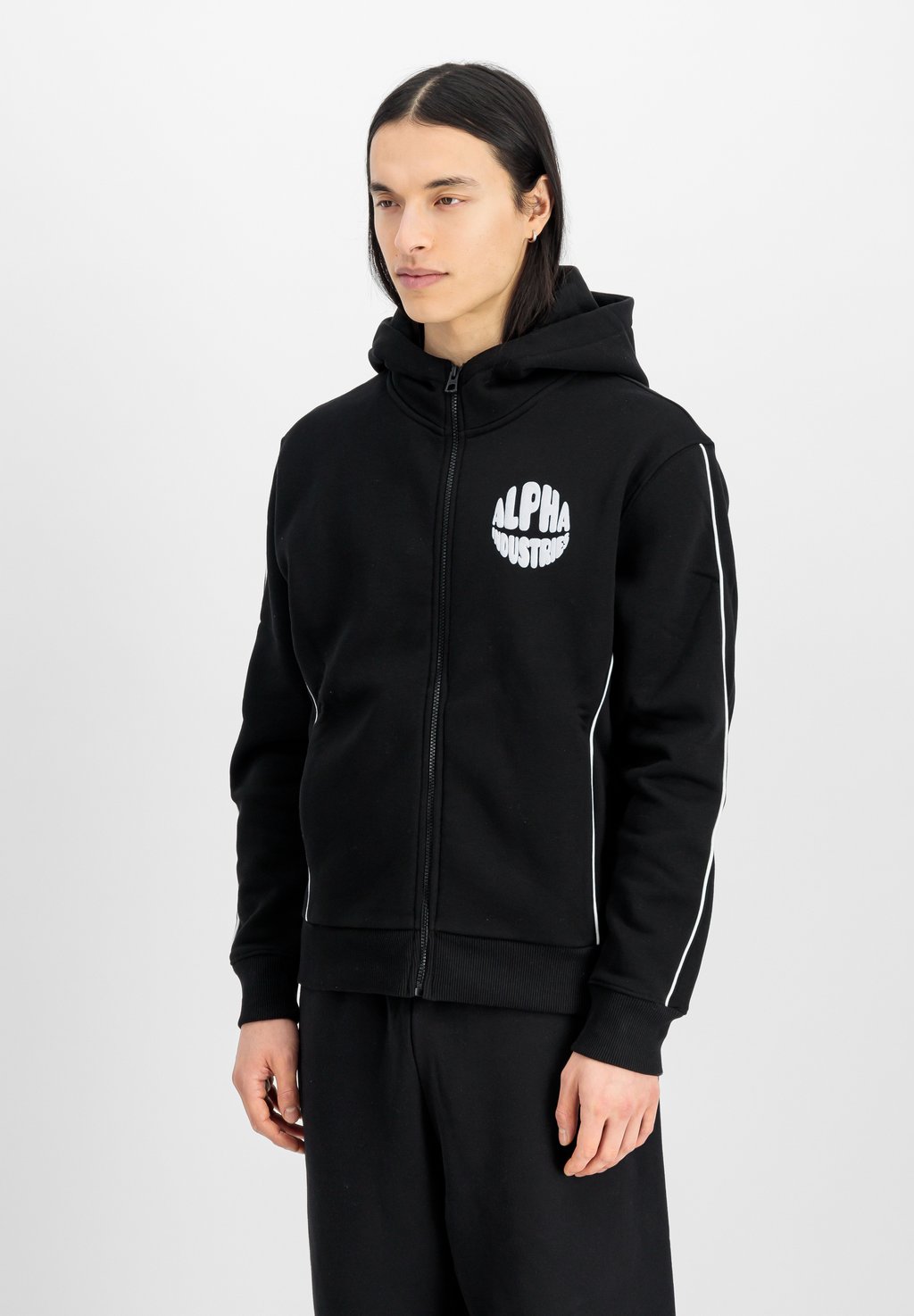 

Толстовка на молнии LOGO ZIP HOODIE BP Alpha Industries, черный
