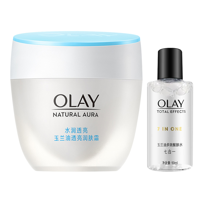 

Olay Brightening Moisturizing Cream 50g+Multi Action Awakening Toner 50ml Hydrating, Moisturizing, And Hydrating