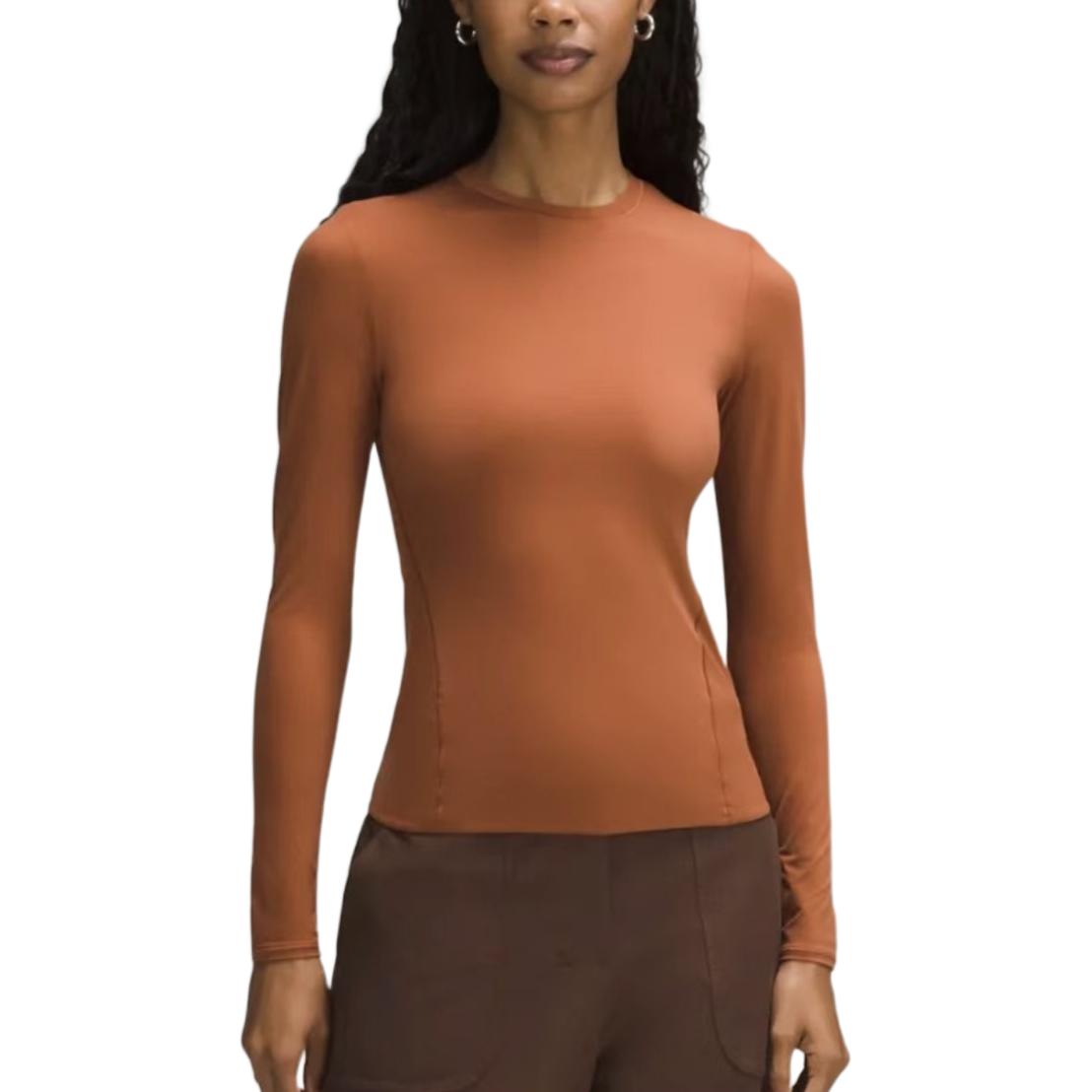 

Футболка Wundermost Ultra Soft Nulu женская Lululemon, темно-оранжевый