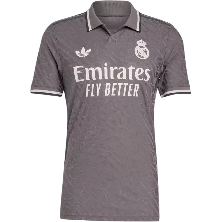 

Третья аутентичная футболка Real Madrid 24/25 Slim Fit Adidas Originals, цвет Charcoal