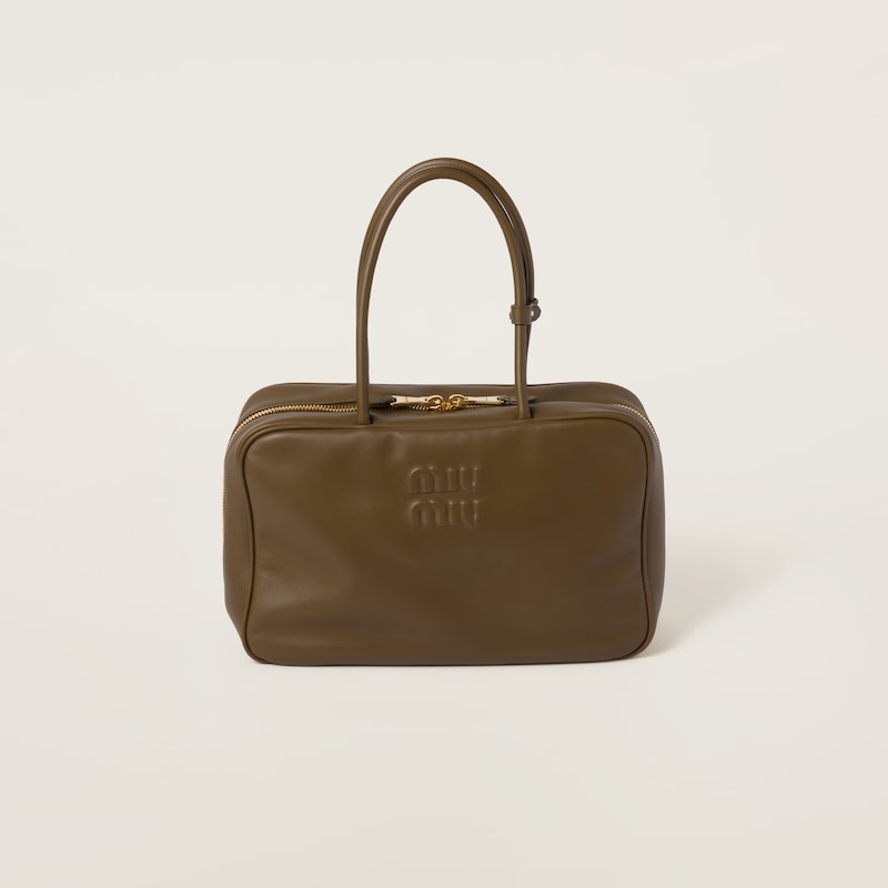 

Красивая кожаная сумка. Miu Miu, коричневый