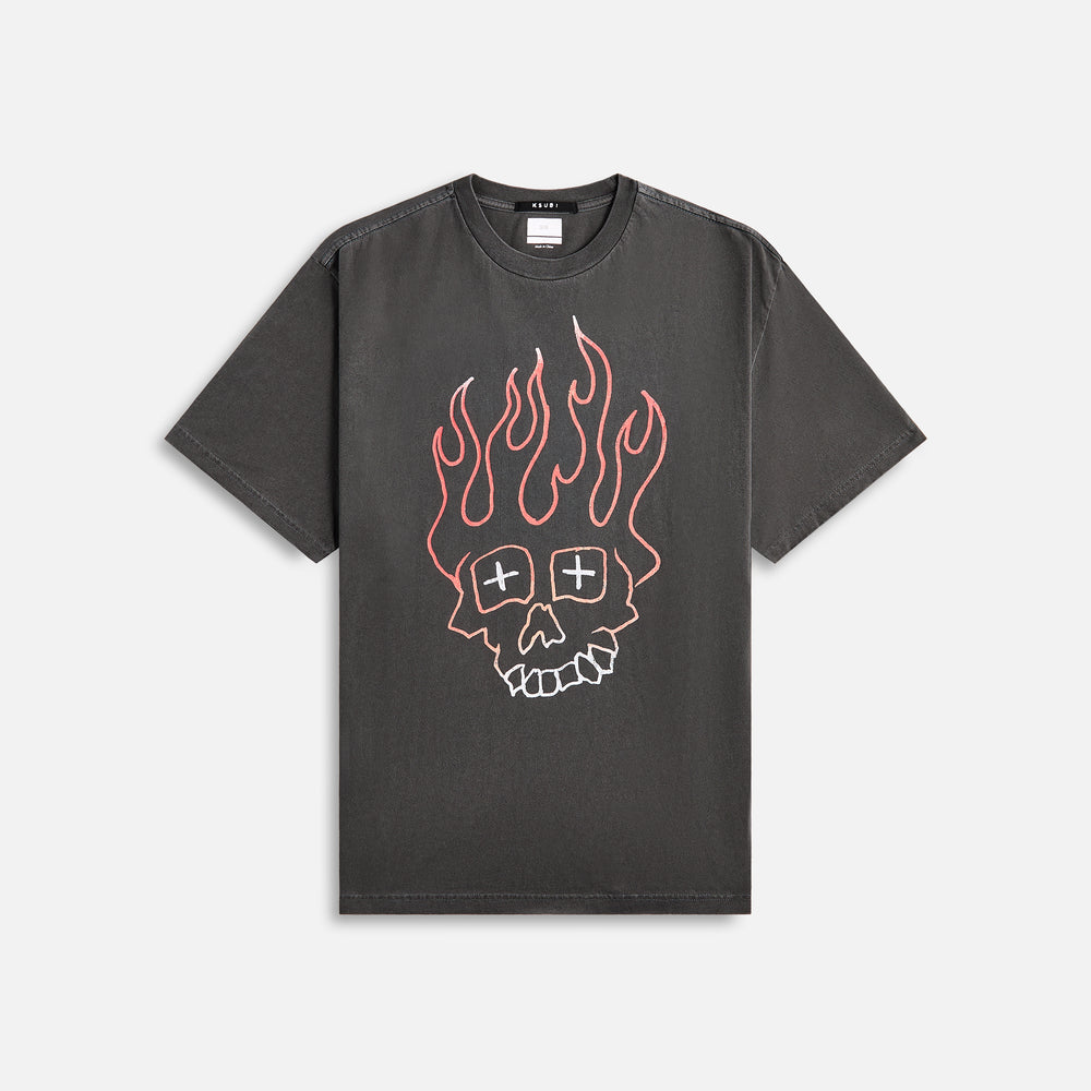 

Футболка Ksubi Skull Biggie Tee, цвет Faded Black