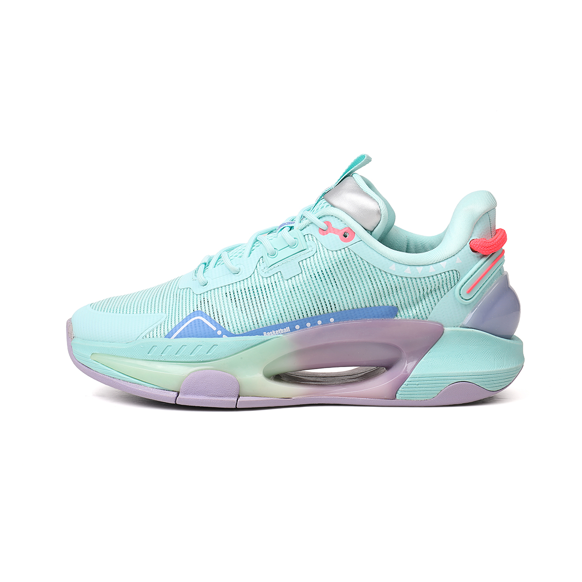 

Баскетбольные кроссовки с низким верхом и защитой от переворачивания, мужские SAIQI, Ice Blue