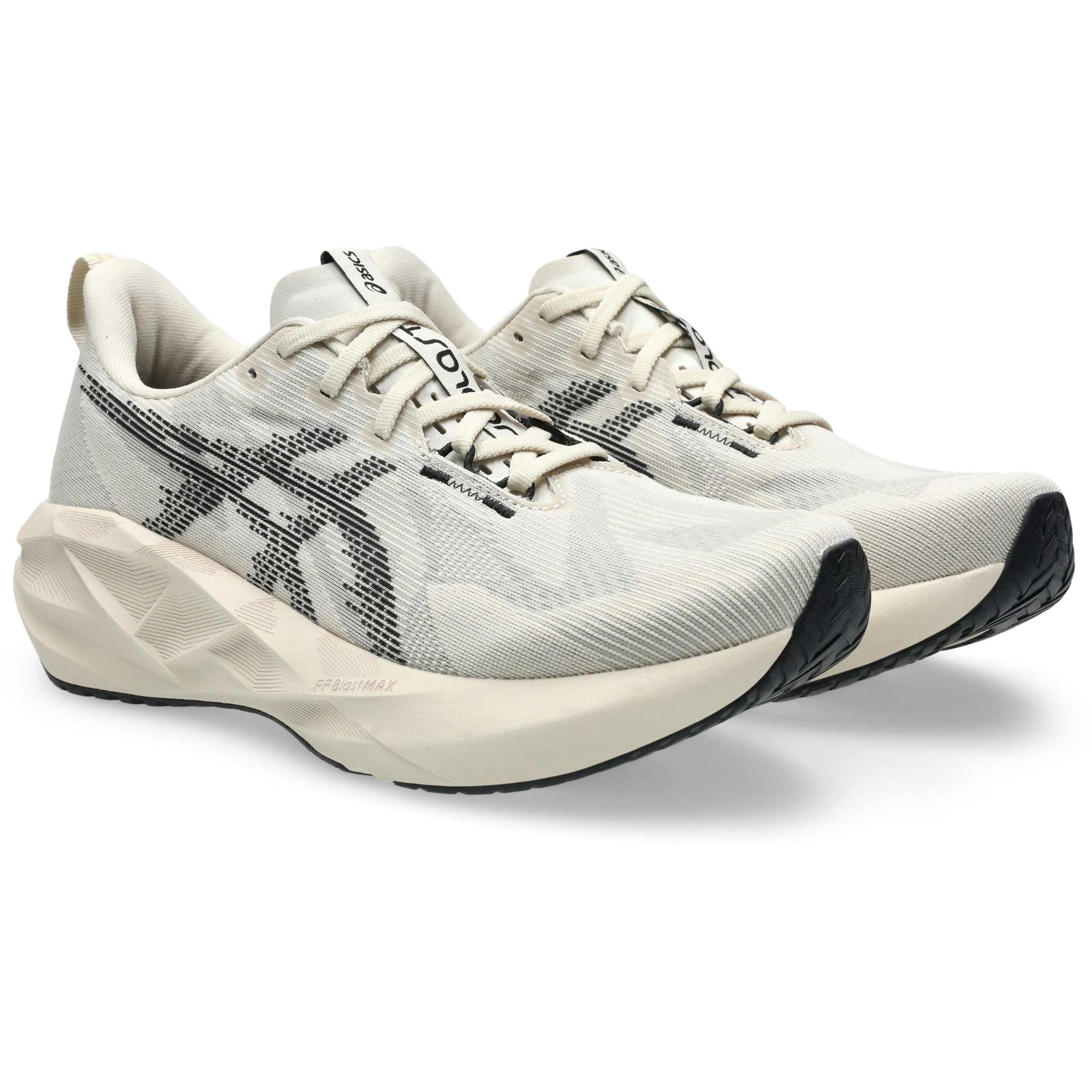 Мужские беговые кроссовки NOVABLAST 5 Asics, Oatmeal/Black — фото 3