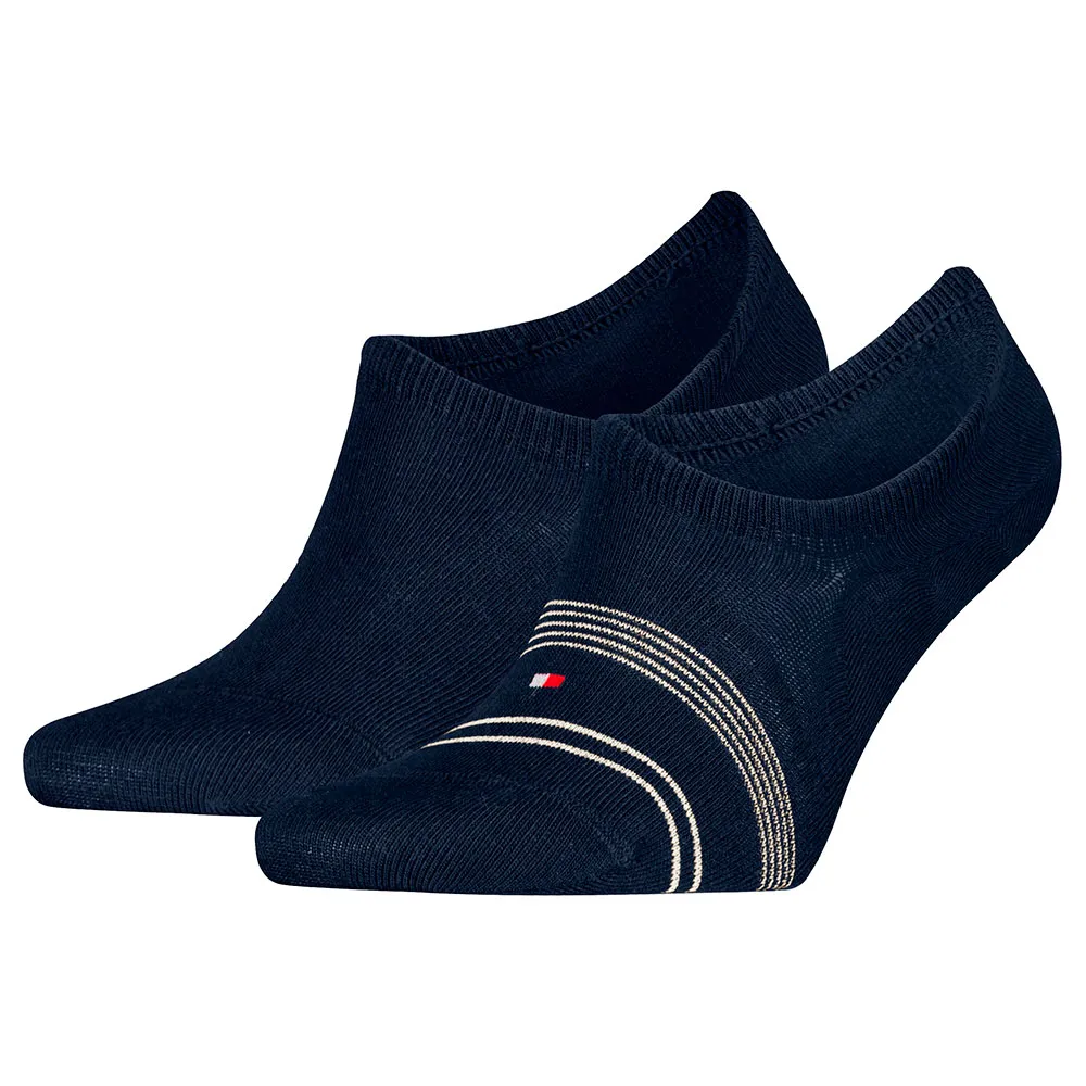 

Носки 2 шт Tommy Hilfiger Footie Hc Fancy Breton no show, синий
