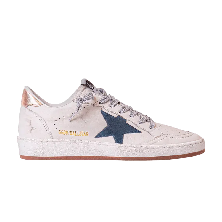 Кроссовки Golden Goose Golden Goose Wmns Ball Star 'White Smoke Blue Peach', белый