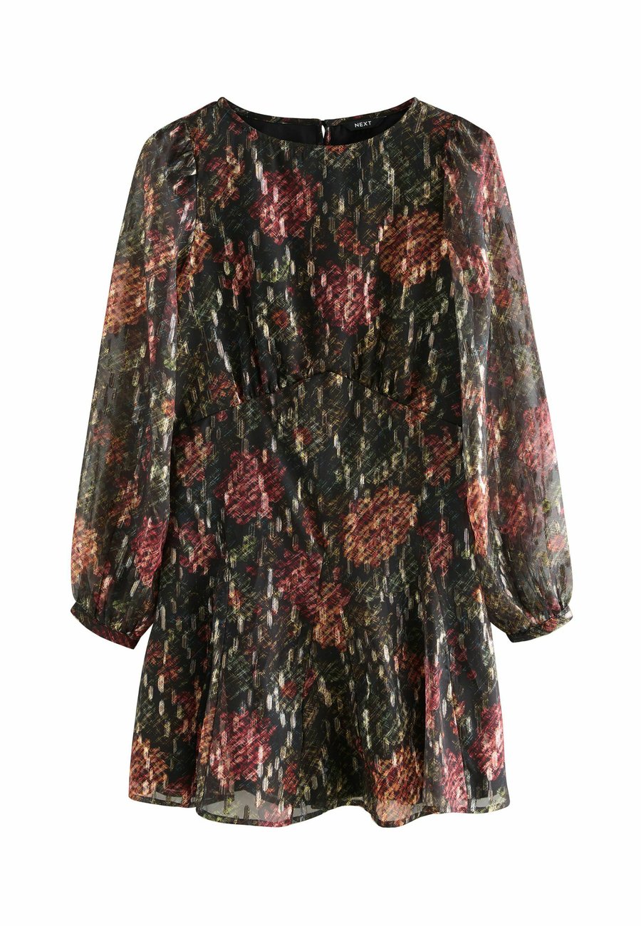 

Платье Next Day dress, Gold Jaquard Print/Black