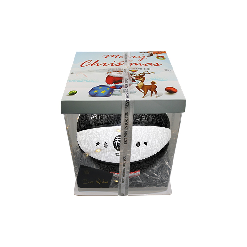 

LINING Баскетбольный мяч CBA Collection PU черный белый размер 7 тренировочный unisex