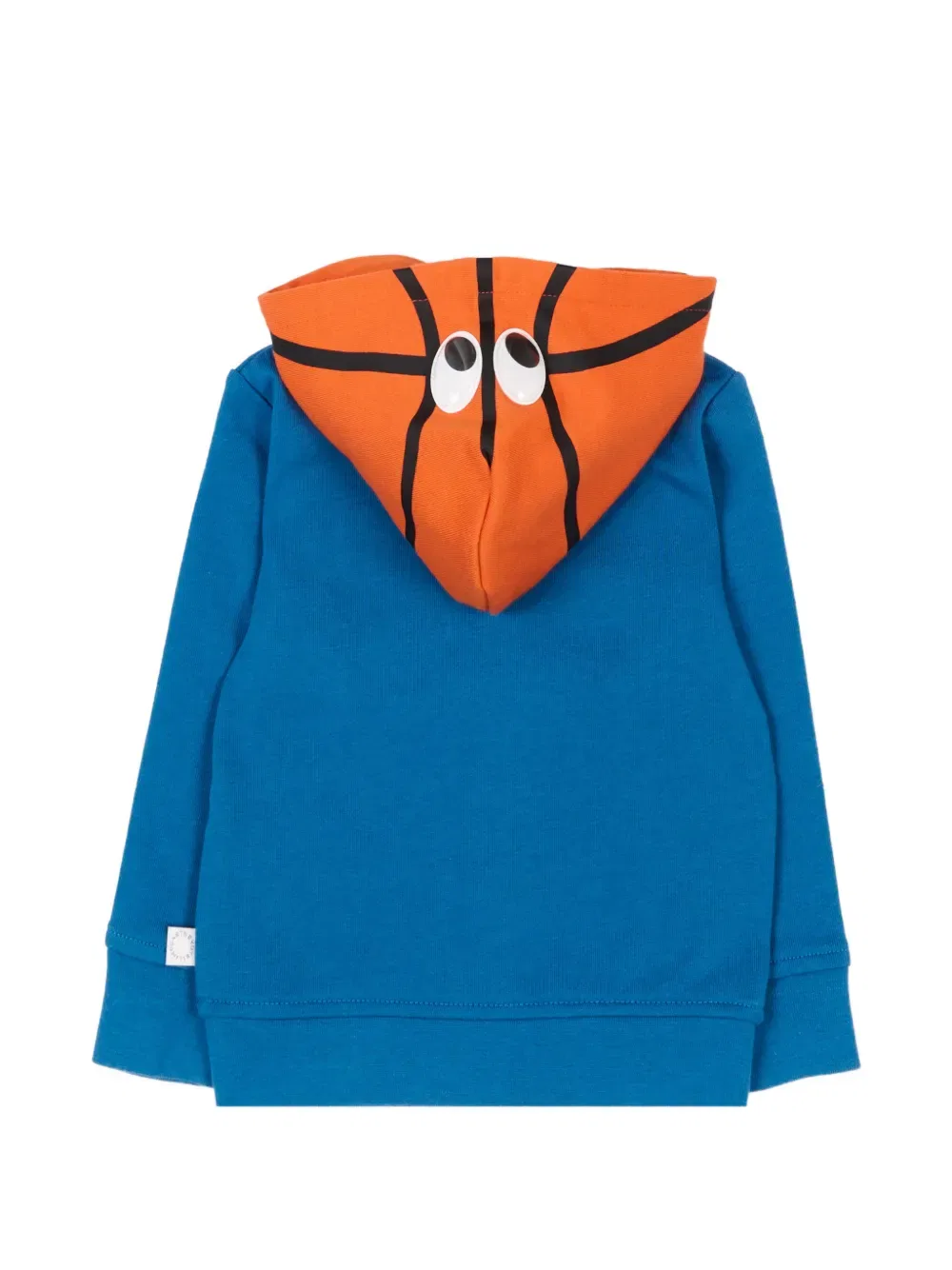 Худи с баскетбольным дизайном Stella Mccartney Kids, синий — фото 2