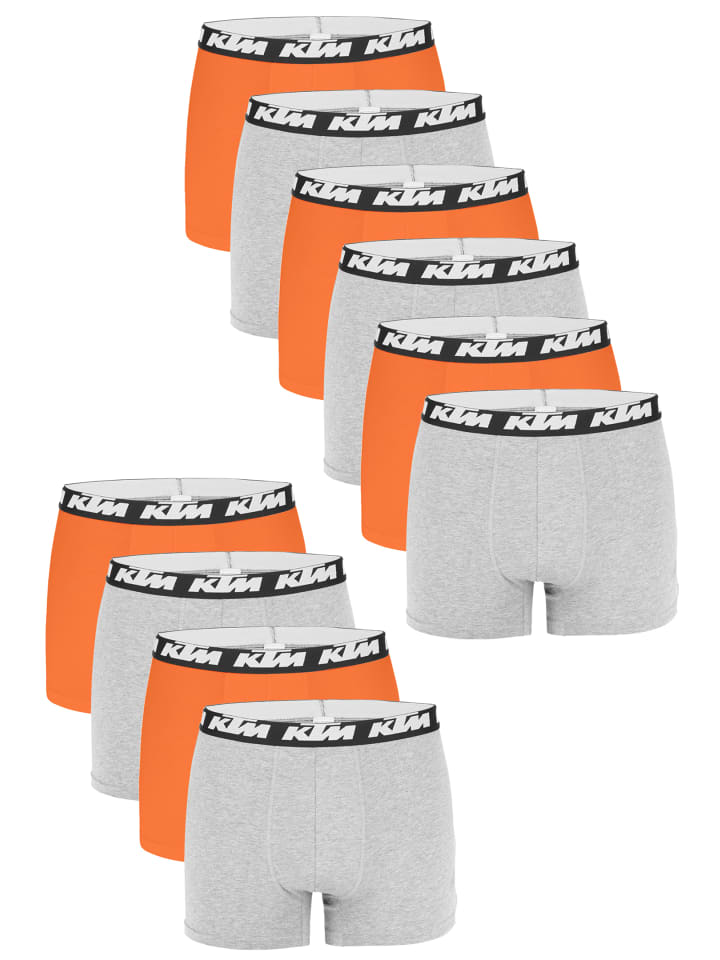 

Боксерские трусы KTM, цвет light grey/orange