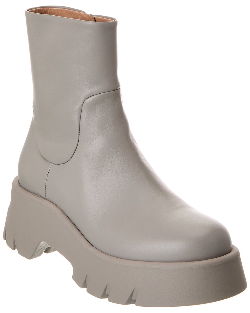 Кожаные ботинки Gianvito Rossi Montey, серый