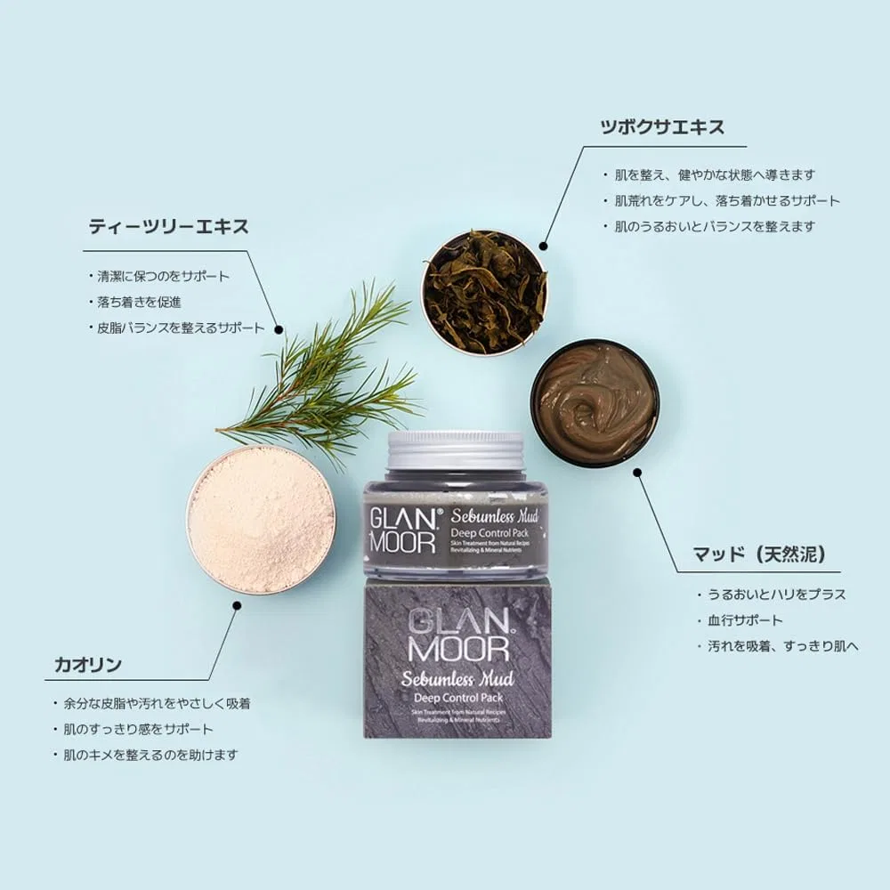 Маска для лица — С грязью GRAN MOOR Sebumless Mud Deep Control Pack — фото 3