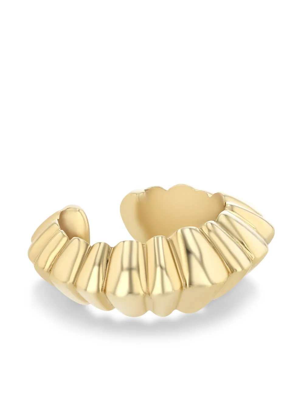 

Серьга-кафф Crescent из желтого золота Lizzie Mandler Fine Jewelry, золотой