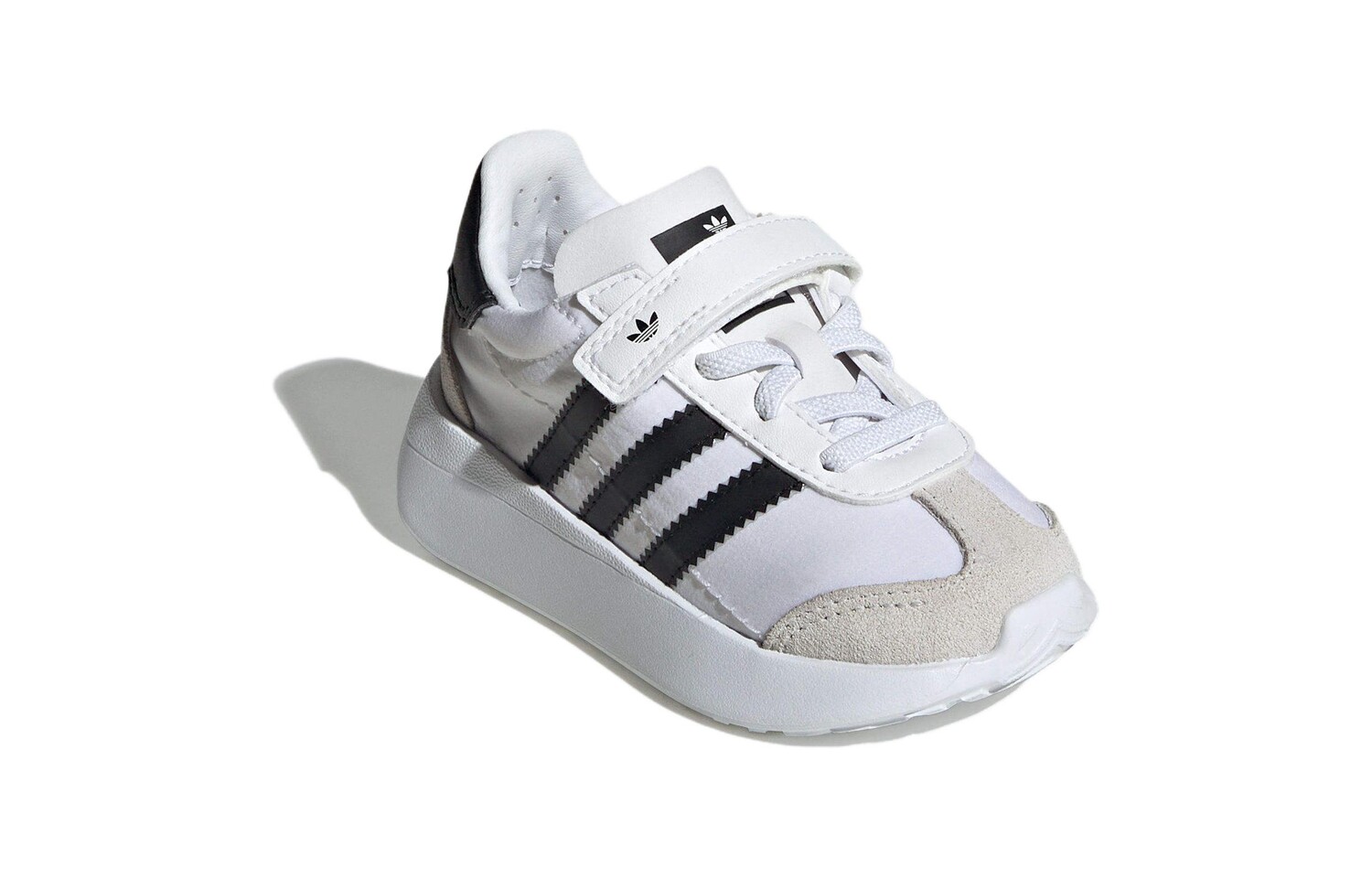 Обувь для малышей, кроссовки Adidas Originals, цвет White Gray — фото 3