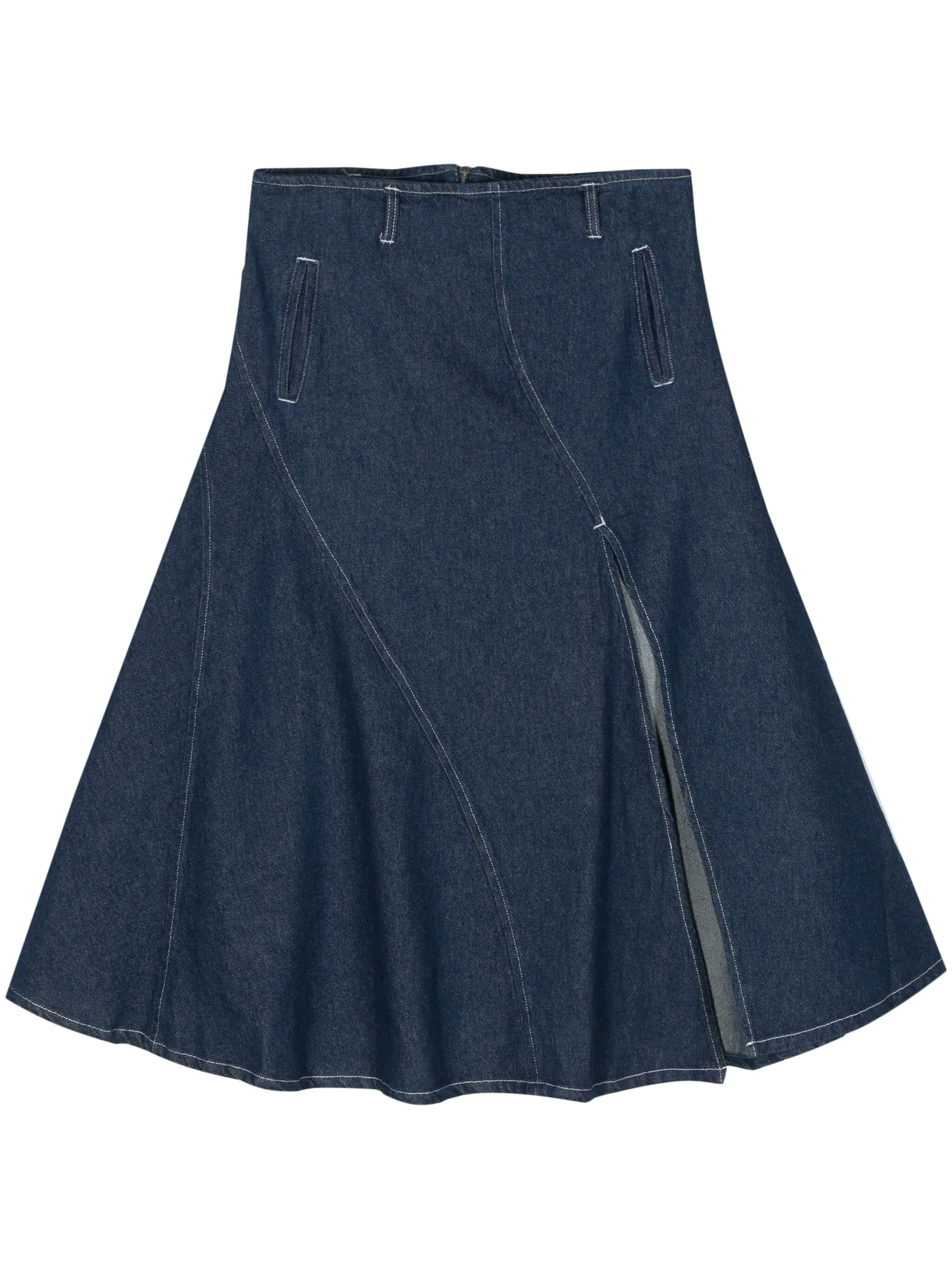 

Юбка миди Oahu с разрезом Gimaguas, синий