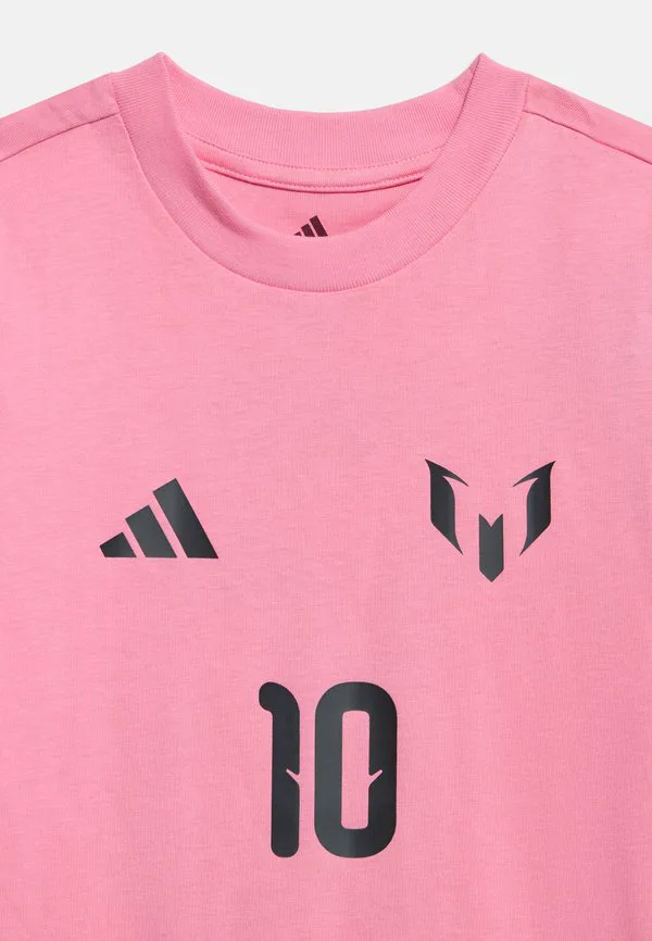 Спортивная футболка унисекс с изображением месси Adidas Performance, Bliss Pink — фото 4