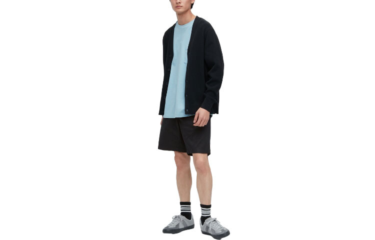 

Повседневные шорты унисекс черные Uniqlo, черный