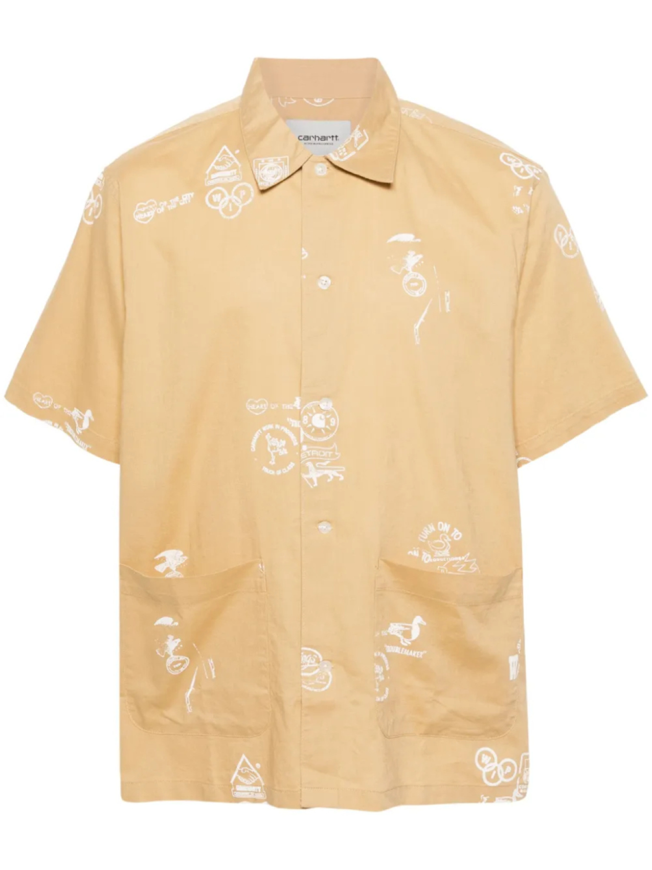 

Carhartt WIP футболка Stamp с короткими рукавами, желтый