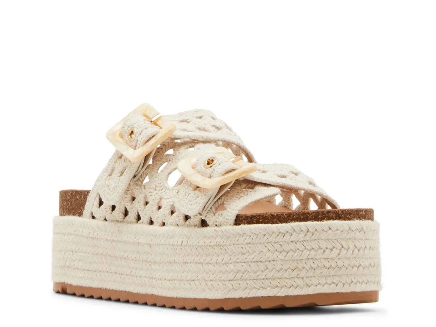 

Сандалии на платформе Madden Girl Bali Espadrille, цвет: белый