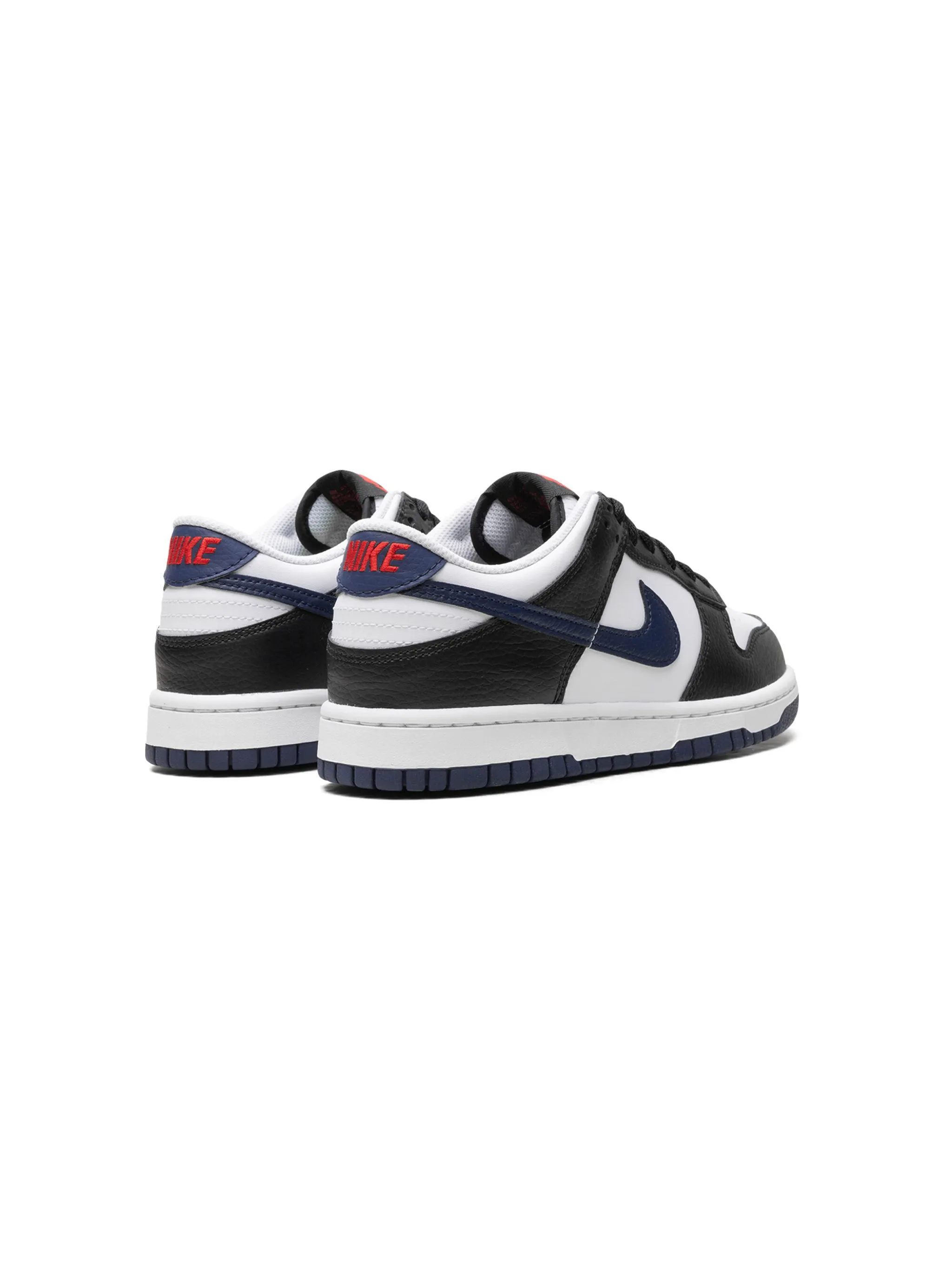 Кроссовки Dunk Low Black/White/University Red/Midnight Navy Nike Kids, черный — фото 3