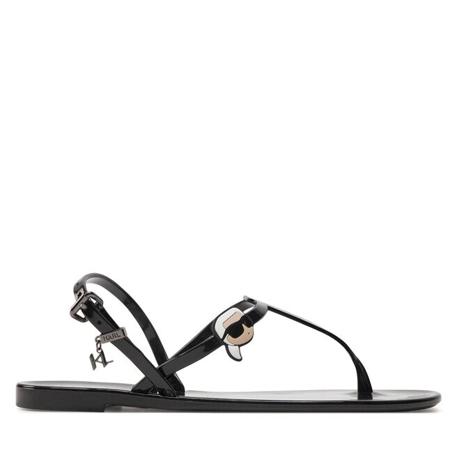 Сандалии KARL LAGERFELD KL80002N Black Rubber V00, черный