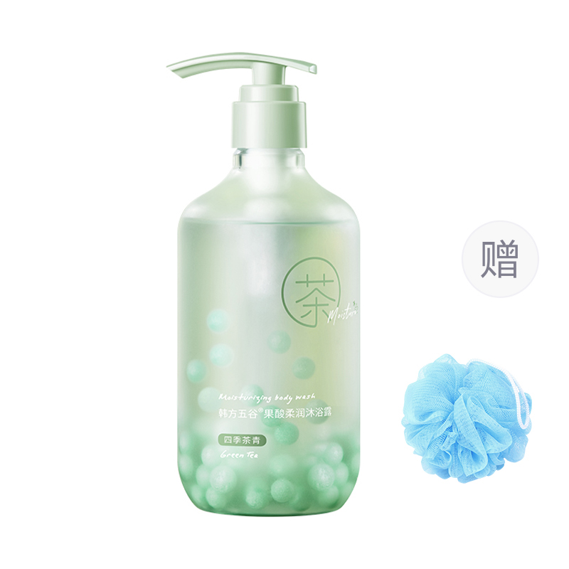 

Фруктово-кислотный гель для душа очищающий увлажняющий питательный освежающий успокаивающий кожу 500ml Korean grain