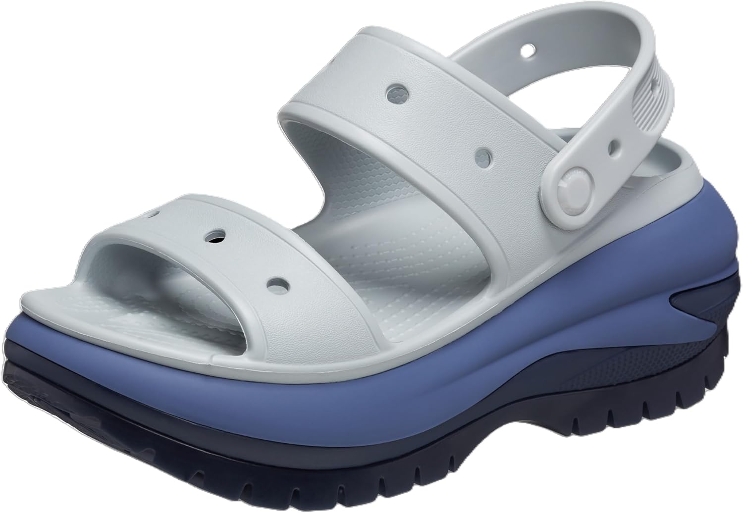 

Сандалии Crocs Unisex Classic Mega Crush на платформе, мультиколор