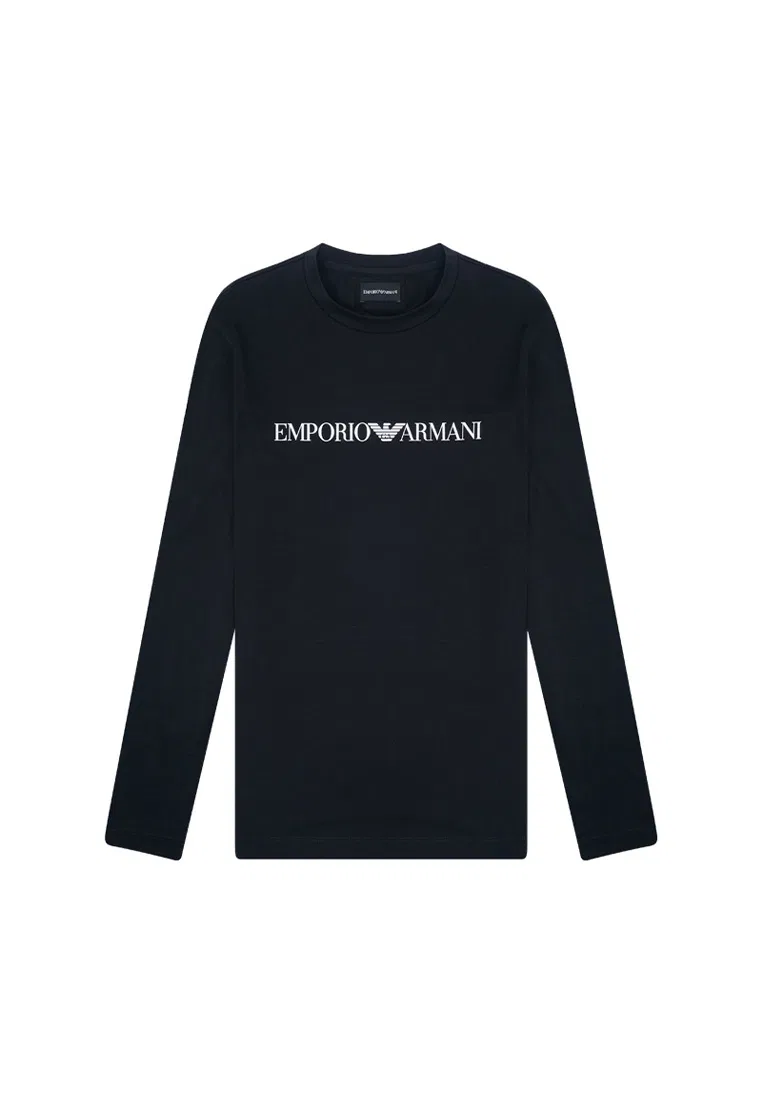 Футболка с длинным рукавом, черная, 8N1TN8 1JPZZ Emporio Armani