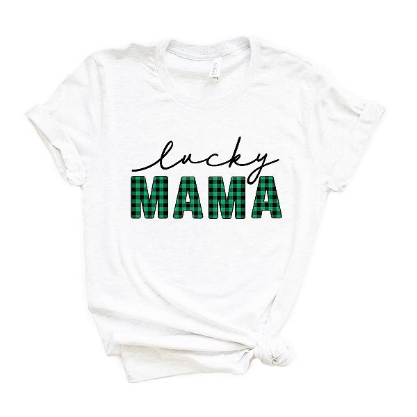 

Футболка Lucky Mama с принтом в клетку Buffalo Simply Sage Market, White, Белый, Футболка Lucky Mama с принтом в клетку Buffalo Simply Sage Market, White