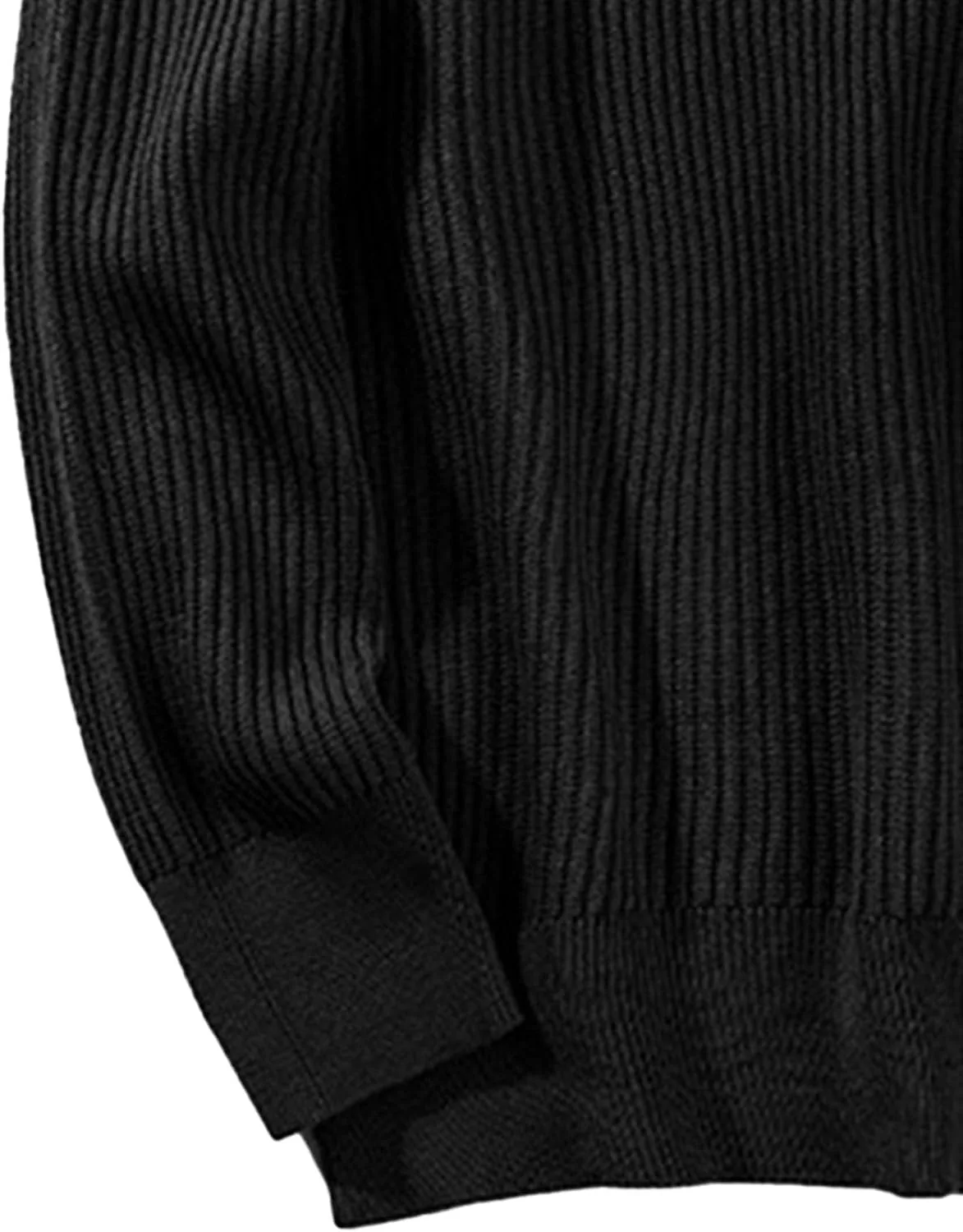 Мужской свитер V-образным вырезом Slim Fit с пуговицами — фото 3
