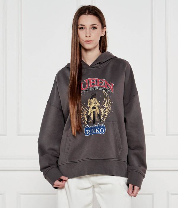 

Джемпер макамба Regular fit Pinko, серый