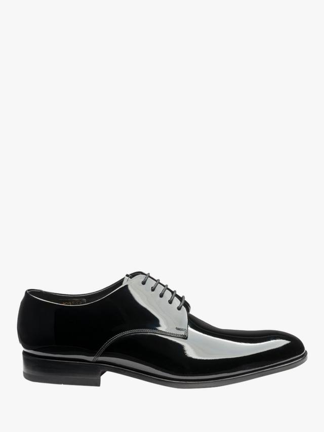 

Кожаные оксфордские туфли с бантиком Loake, цвет Black Patent