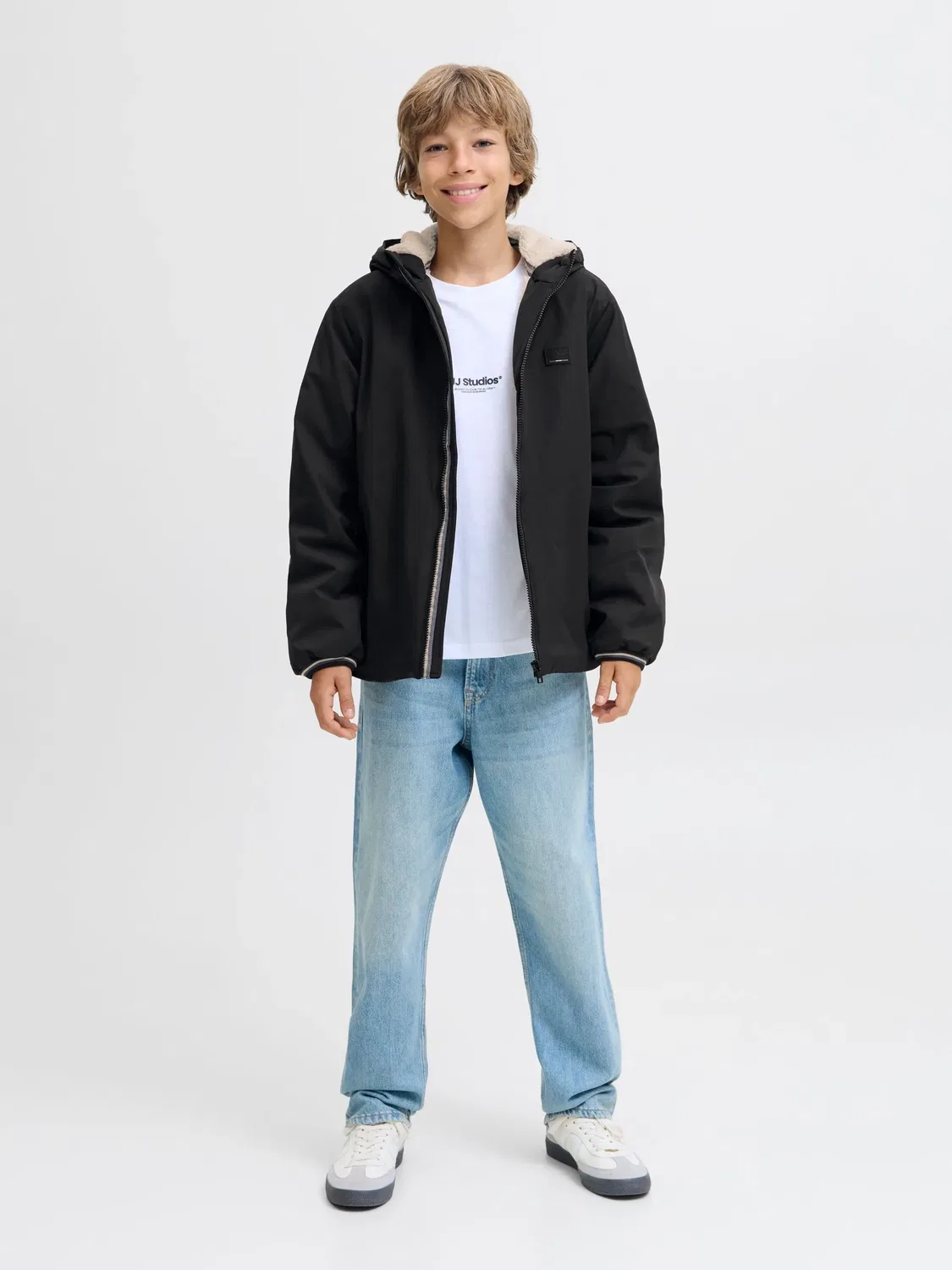 Куртка водонепроницаемая JACK & JONES Junior, черный — фото 4