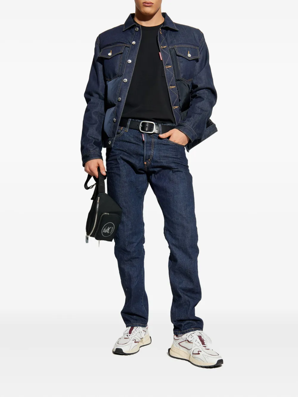 Комплект из двух футболок с логотипом DSQUARED2, черный — фото 2