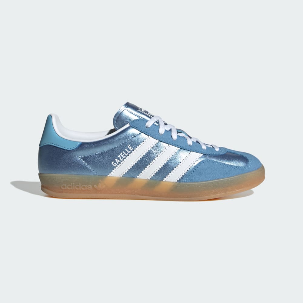 Кроссовки Adidas Gazelle Indoor Shoes, цвет Blue/Cloud White/Gum