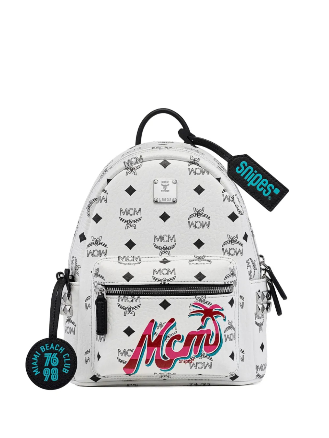 

MCM рюкзак Stark из коллаборации с Snipes, белый