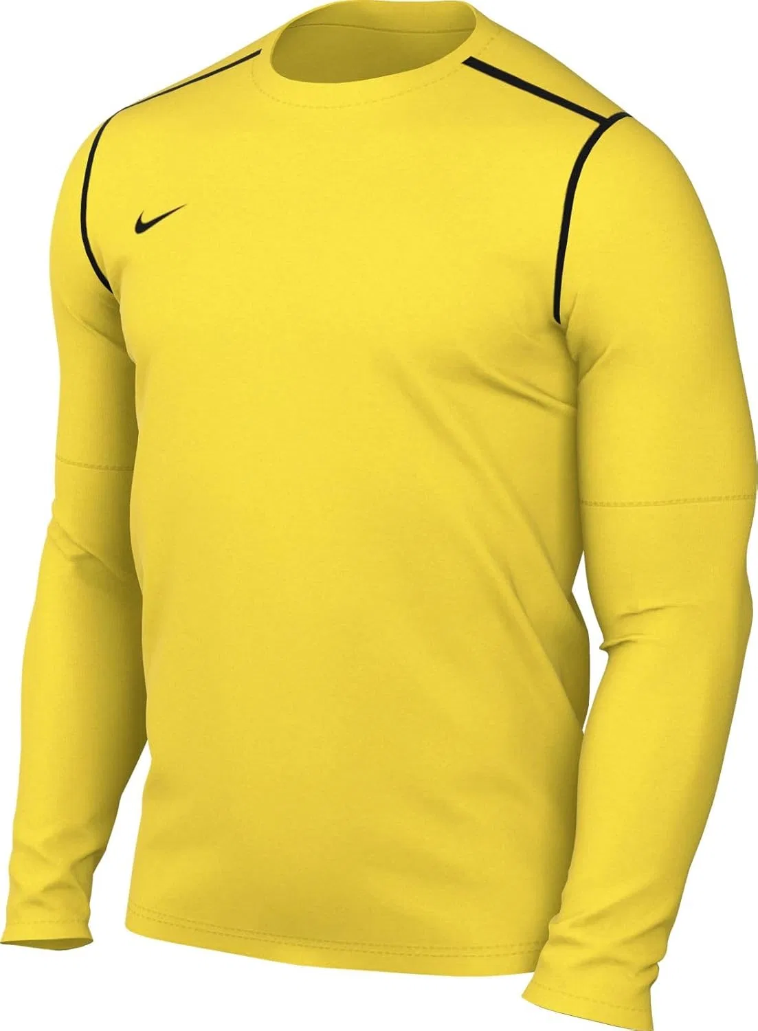 Активный свитшот Nike, длинный рукав, Tower Yellow/Black/Black