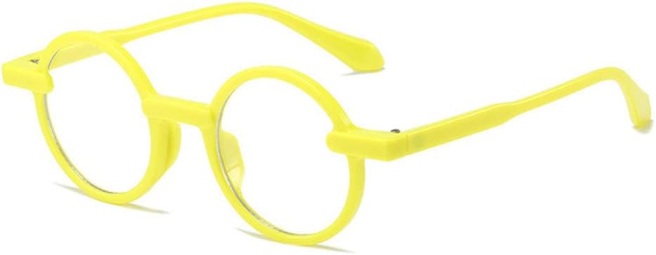 

Круглые солнцезащитные очки для женщин, прозрачные линзы с градиентом цвета "океан", защита от УФ-излучения UV400; мужские солнцезащитные очки в стиле ретро-панк LANGSER, C9 Yellow Clear