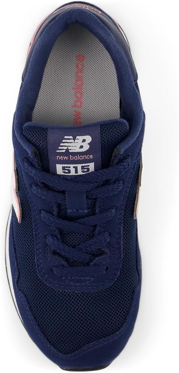 Кроссовки New Balance Kids 515 V1 на шнуровке, Nb Navy/Double Bubble — фото 4