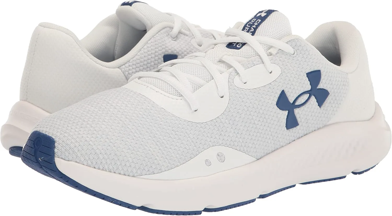 

Беговые кроссовки для мужчин Under Armour Charged Pursuit 3, белый/синий