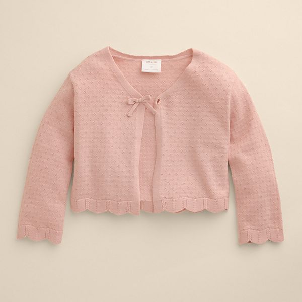 

Кардиган для девочки с летящим силуэтом Little Co. By Lauren Conrad, Peach Layer