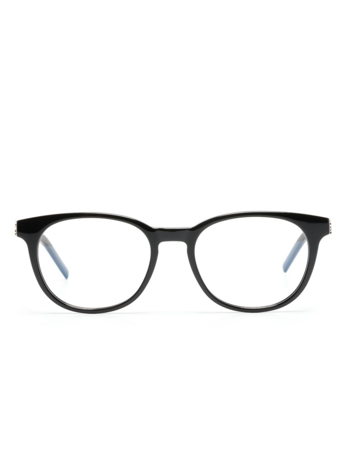 

Saint Laurent Eyewear очки в круглой оправе с логотипом, черный