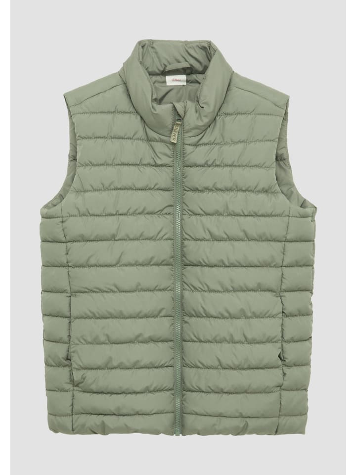 

Жилет s.Oliver, оливковый