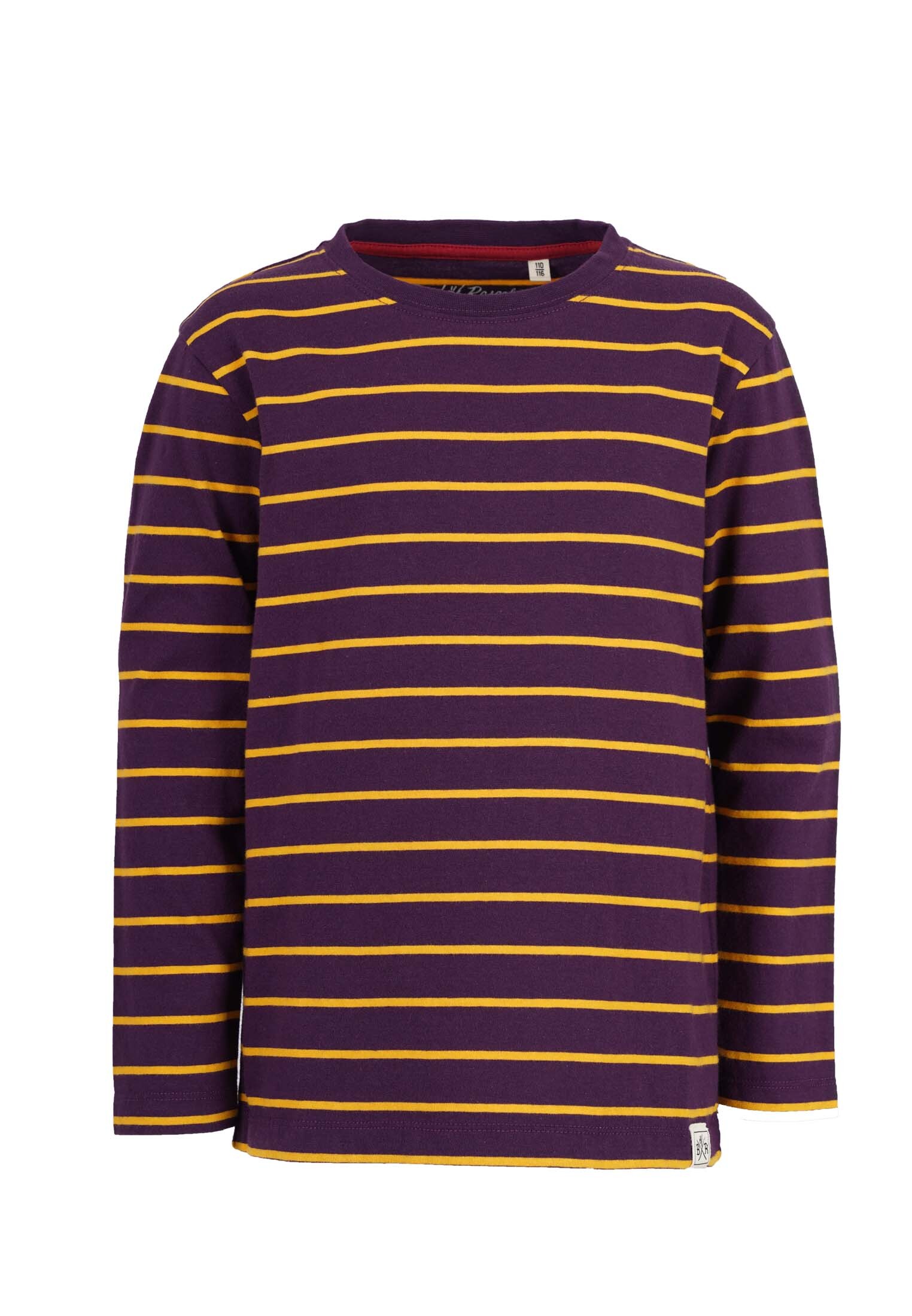 

Лонгслив Band of Rascals Striped, цвет dark purple mustard