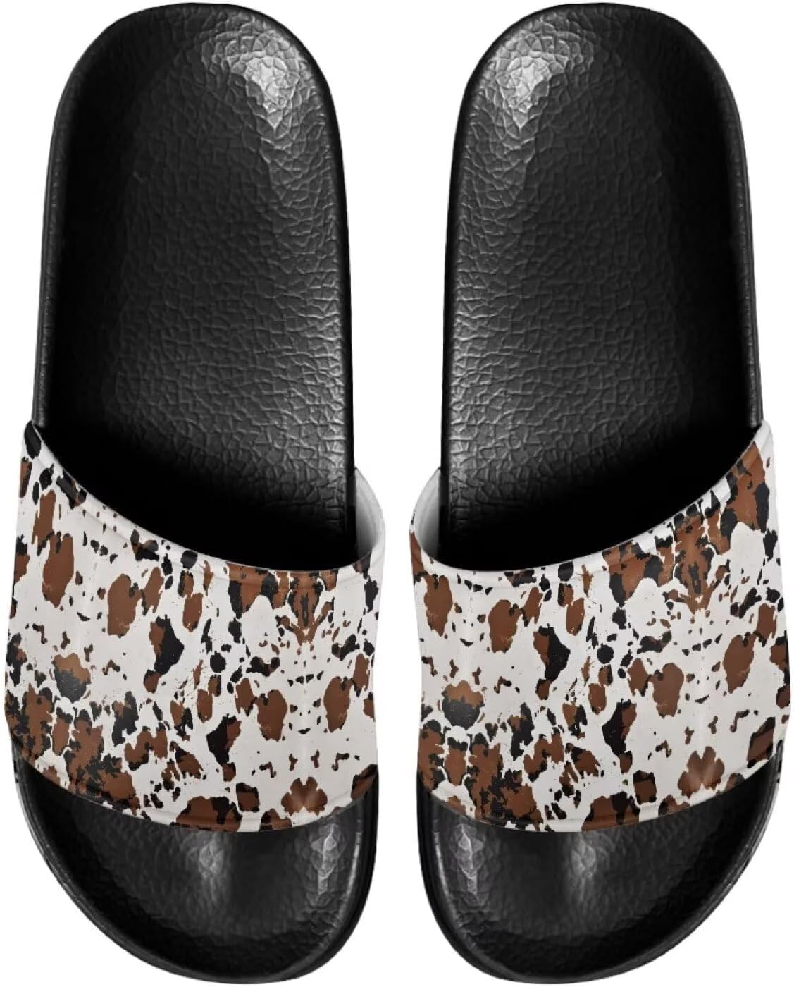 

Сандалии-шлепанцы для мужчин и женщин, с открытым носком, удобные пляжные шлепанцы на плоской подошве Judentidos, коричневый